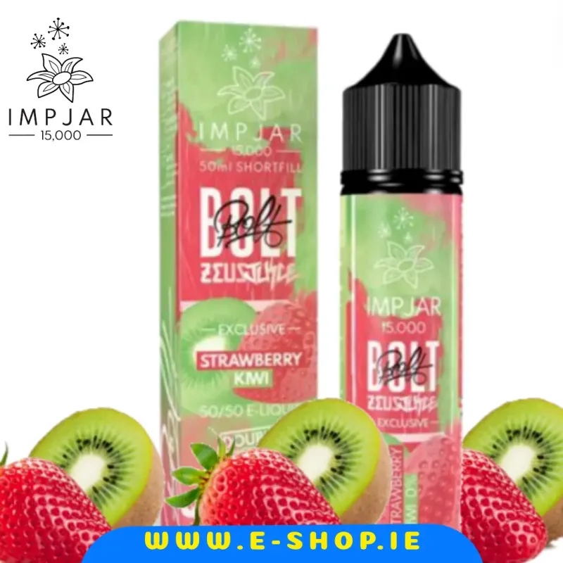 Imp Jar & Zeus Bolt Strawberry kiwi 50ml Shortfill E‑Liquid