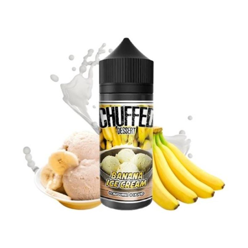 Chuffed banana Ice Cream 0mg 100ml Shortfill E-Liquid
