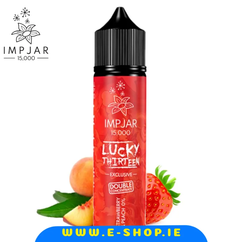 Imp Jar & Lucky 13 Strawberry Peach 50ml Shortfill E-Liquid
