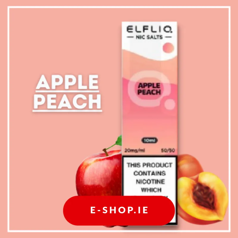 Apple peach Elf bar salt E-liquid by Elfliq