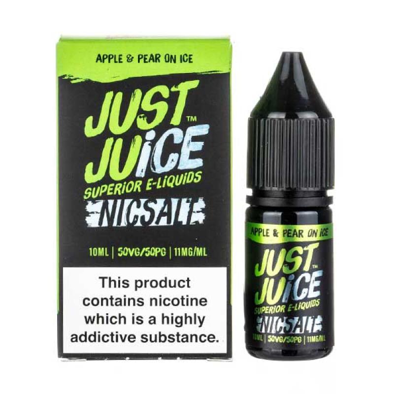 Apple and Pear on Ice Nic salt by Just juice 10 ml, 20 mg