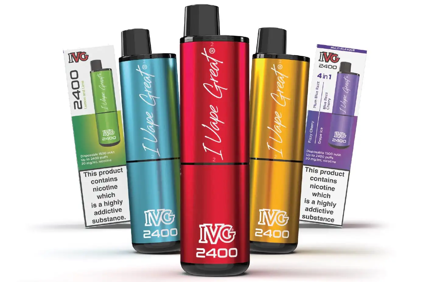 IVG 2400 disposable vape kit Ireland