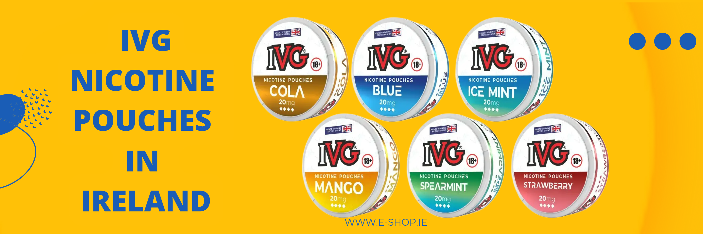 IVG NICOTINE POUCHES IRELAND