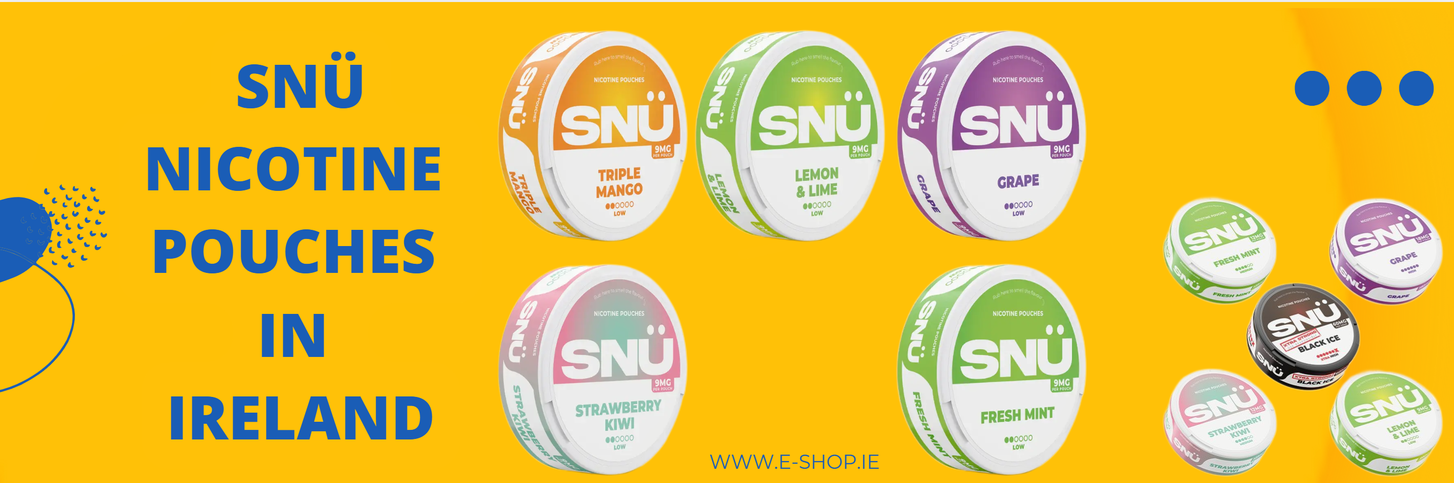 SNU nicotine pouches Ireland