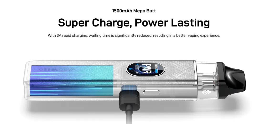 Vaporesso Xros 5 kit charging