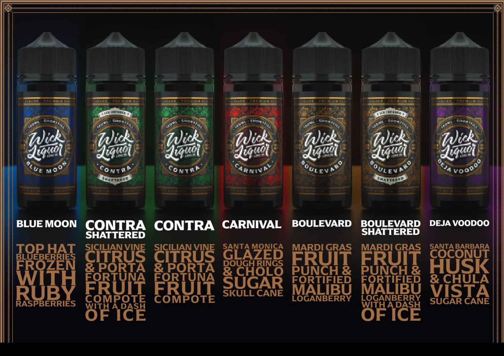 Wick Liquor E-liquid - Official Vape store in Ireland